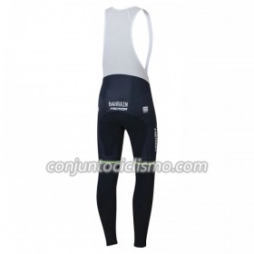 Culotte largo con tirantes 2018 Bahrain-Merida N001